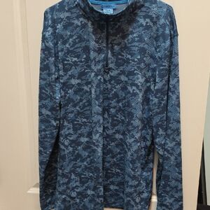 Kyodan Golf Blue Camouflage Long Sleeve Tee
